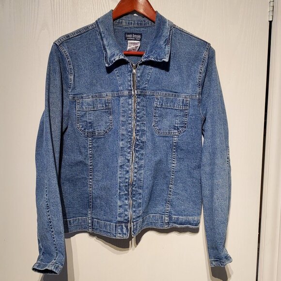 Vintage Jeans - Womens Jean Jacket "French Dressing" Size 12 - VGC - Picture 4 of 6